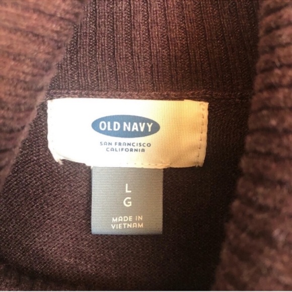 OLD NAVY ON Turtle Neck Tunic Women’s Sz MED Very Soft Maroon color Loose Fit - Picture 9 of 10